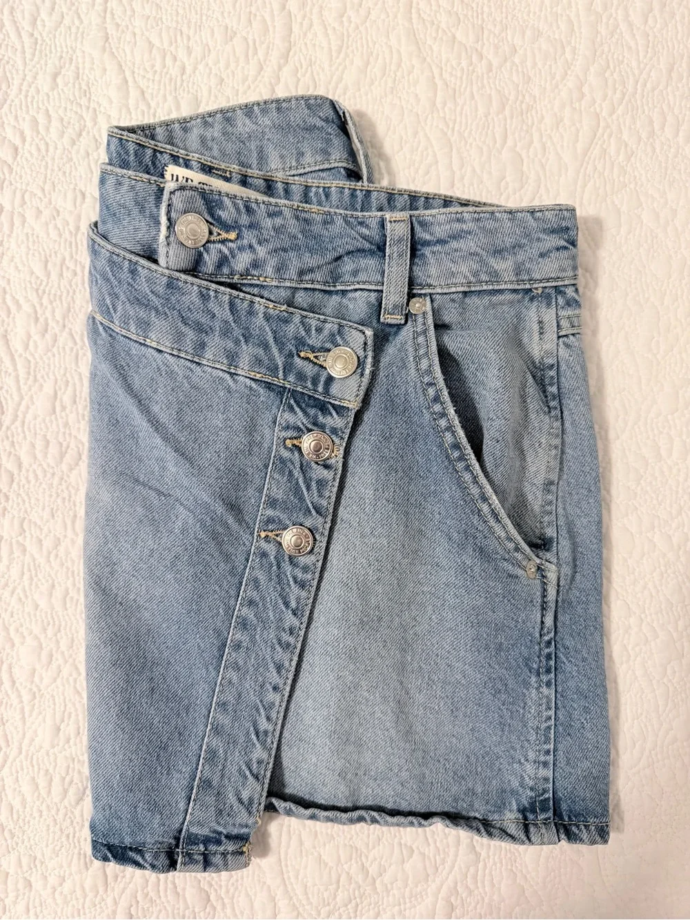 Free People Wynne Denim Skirt